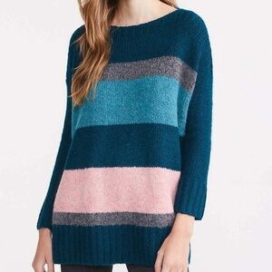NWT L&G Oversized Striped Sweater